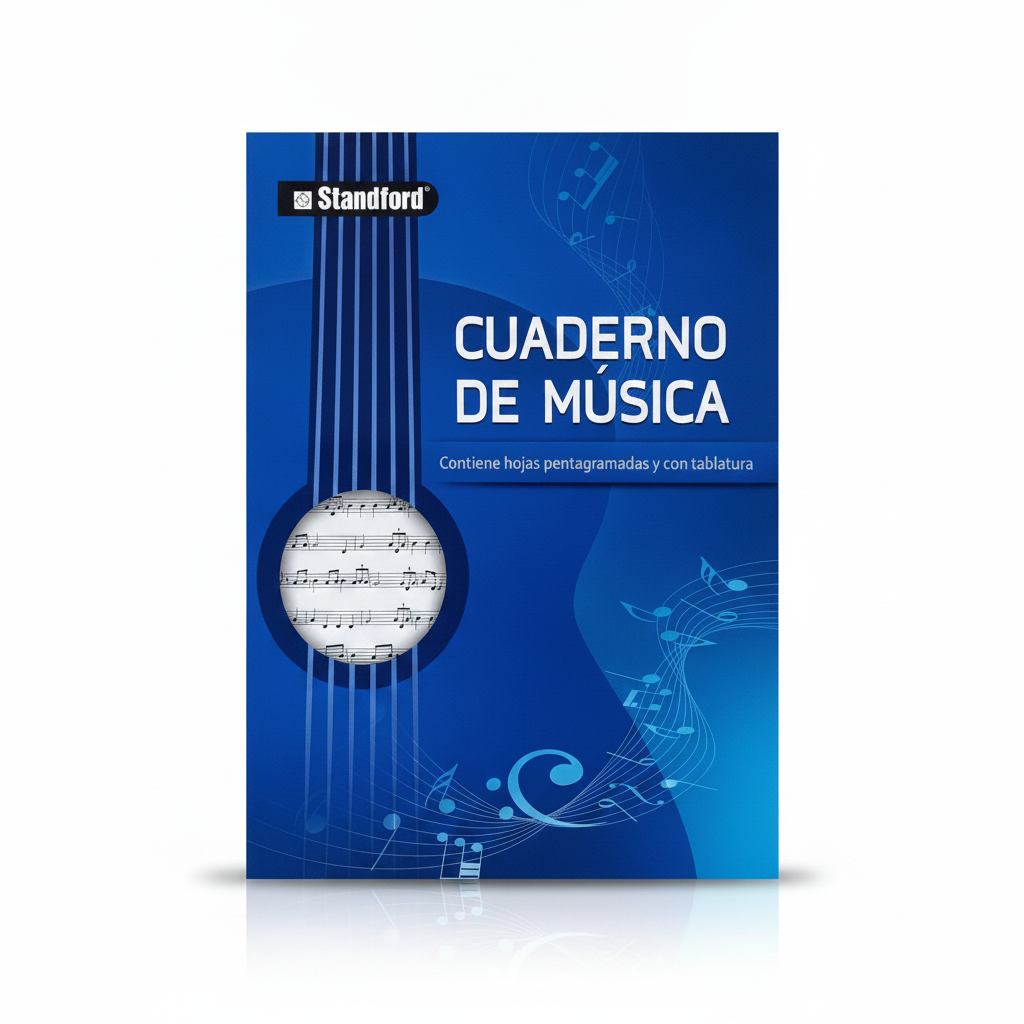 CUADERNO DE MUSICA PENTAGRAMADO STANDFORD