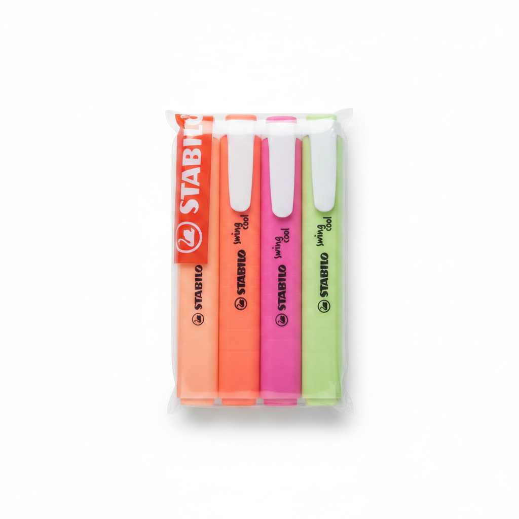 RESALTADOR SWING COOL X 4 STABILO