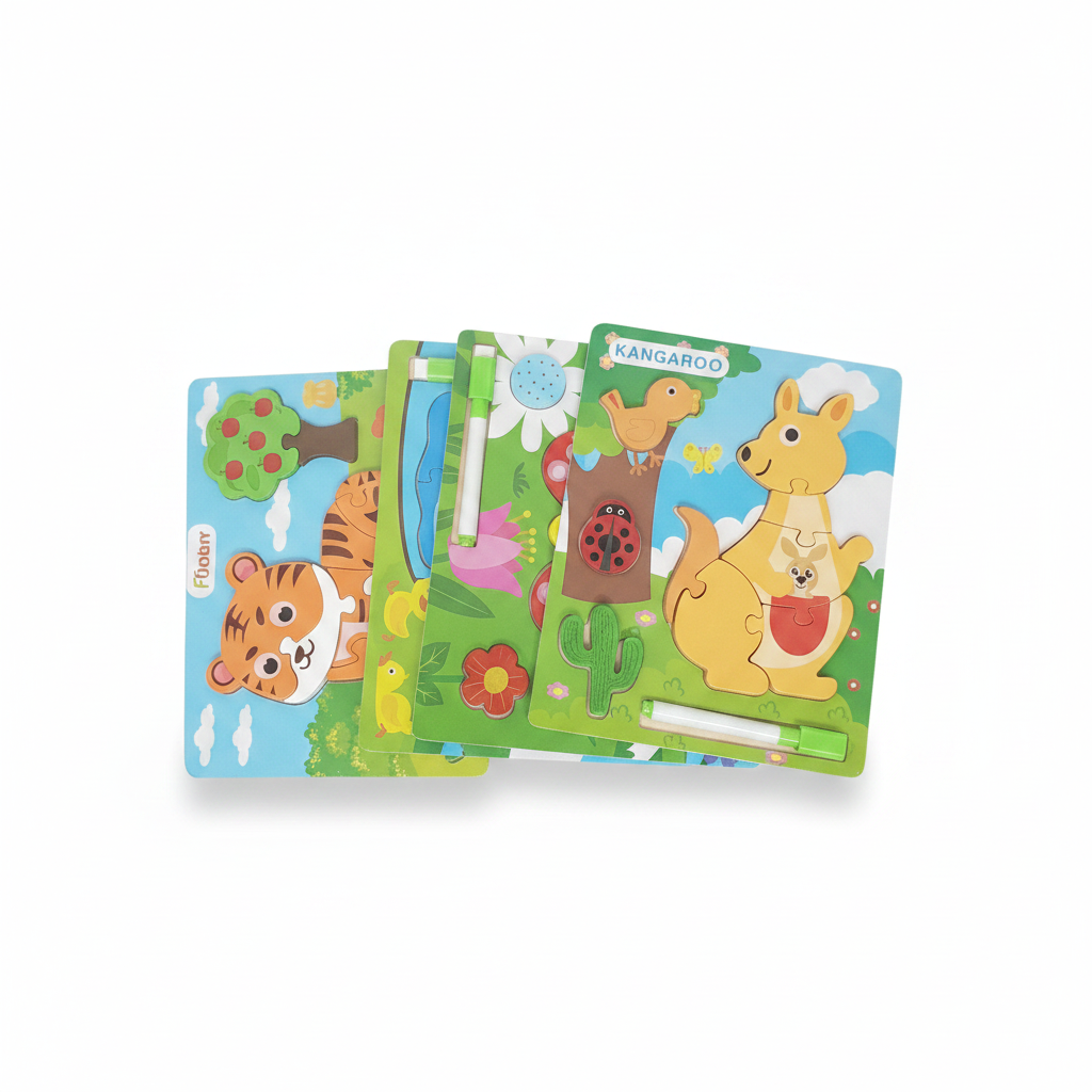 ROMPECABEZA ALTO RELIEVE CON PIZARRA