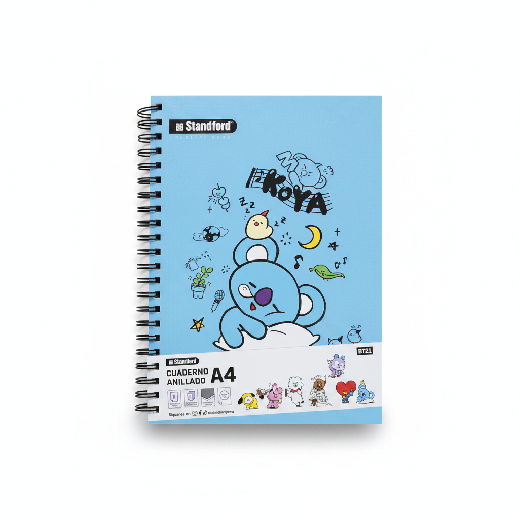 CUADERNO ANILLADO A4 STANDFORD