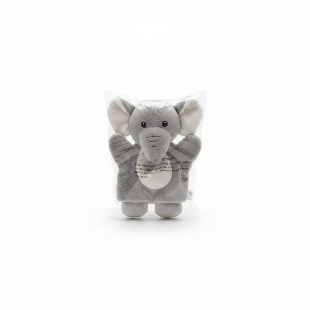 TITERE DE PELUCHE ELEFANTE ALPHA