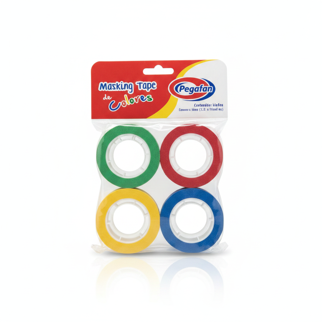 CINTA MASKING TAPE COLORES