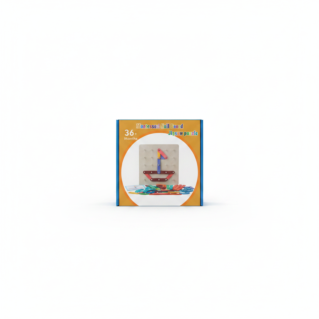 MONTESSORI NAIL BOARD GEOPLANO GEOMETRICO
