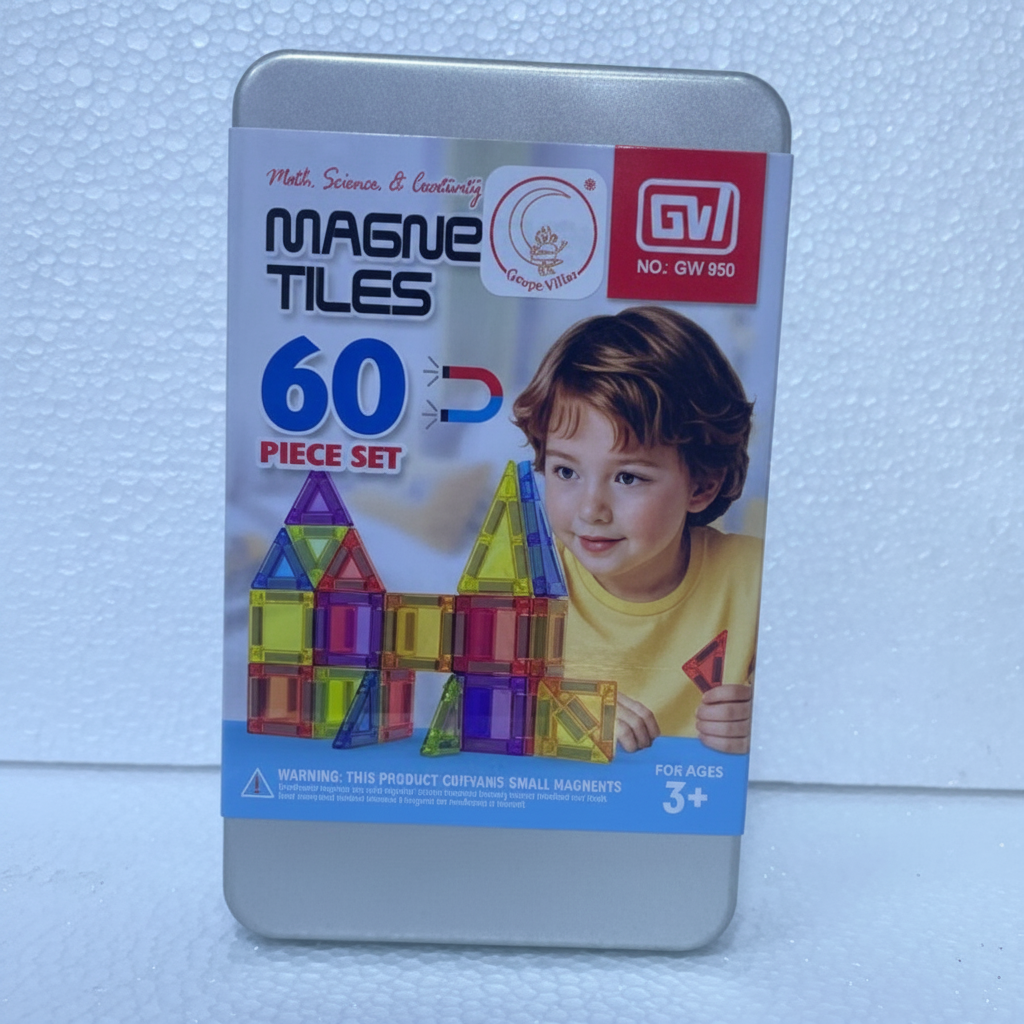 MAGNETIC TILES POLIEDROS X 60