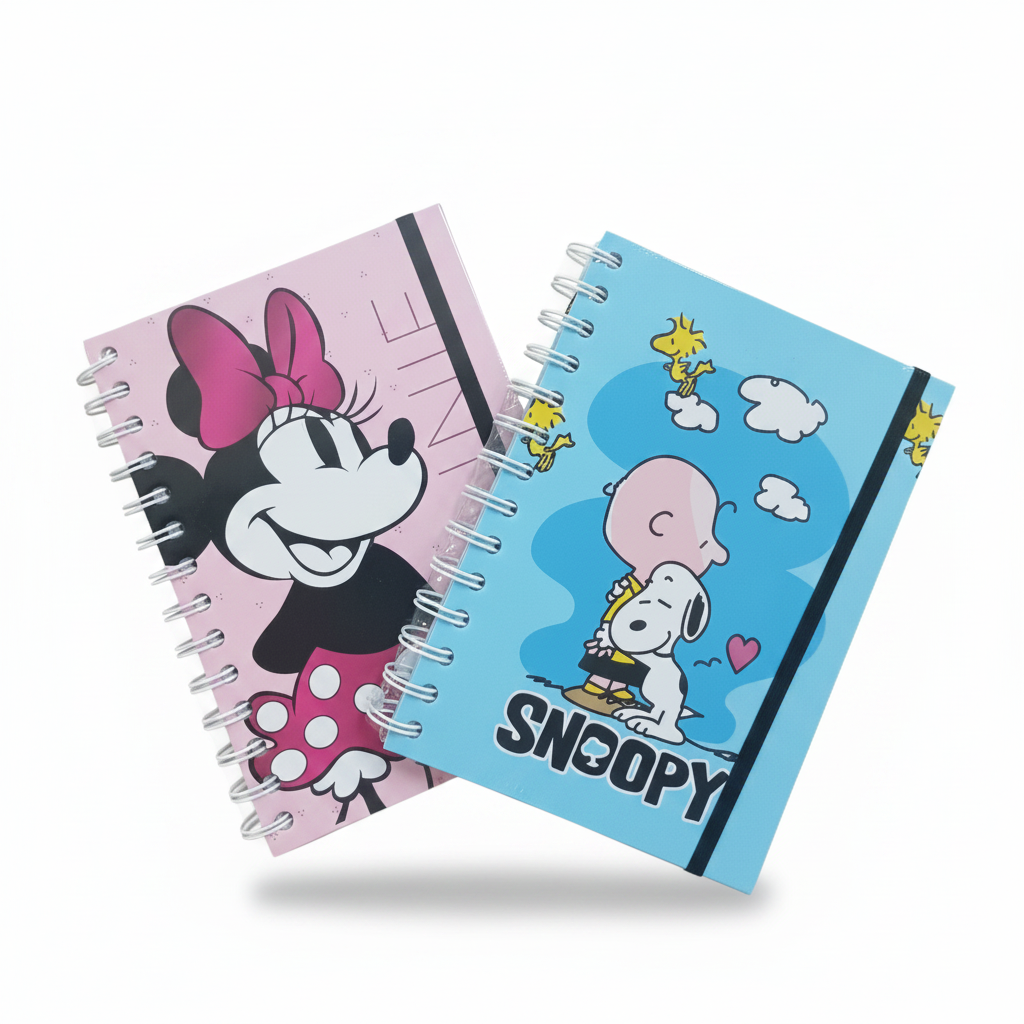 CUADERNO ANILLADO A5 CON LIGA