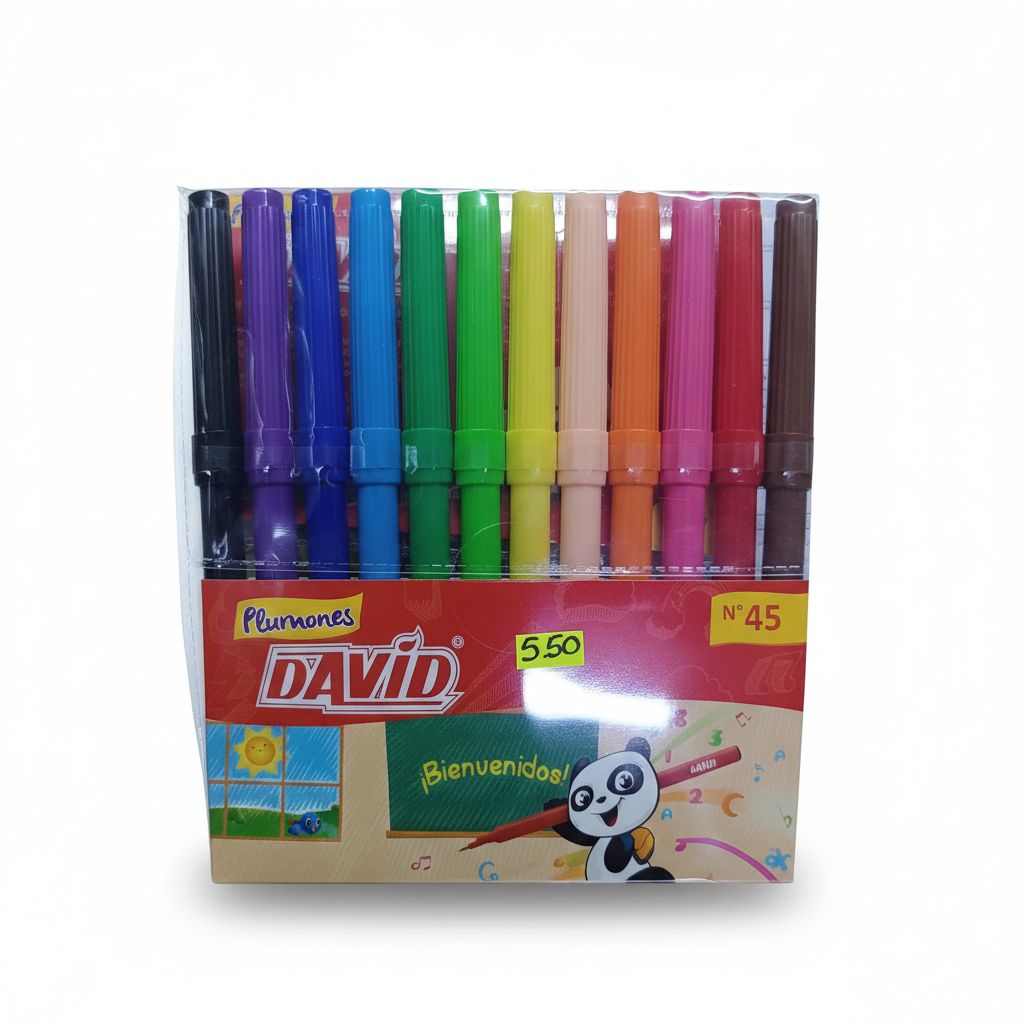 PLUMONES 45 X 12 DAVID