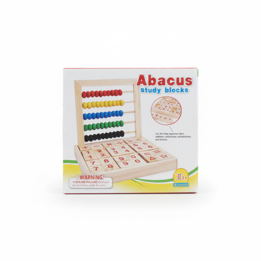 ABACUS STUDY BLOCKS ABACO CON FICHAS