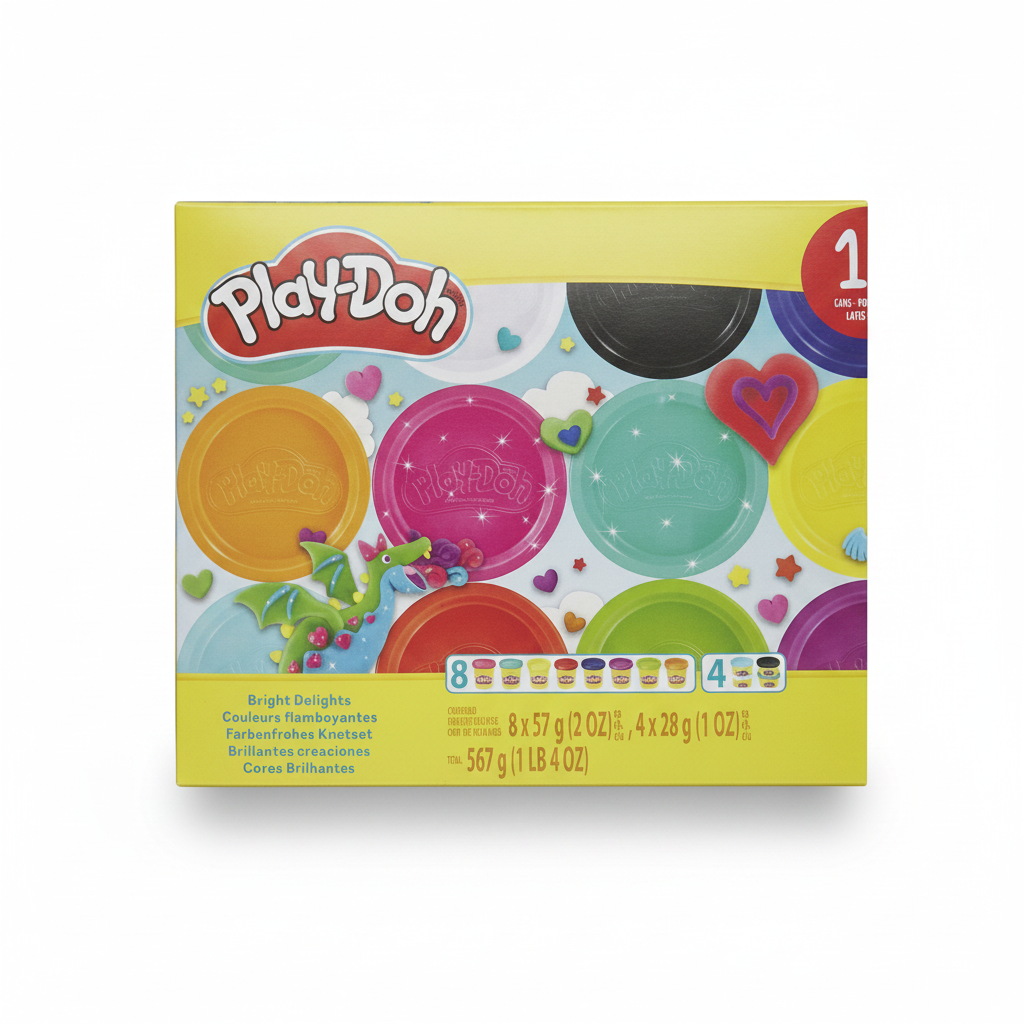 PLAY DOH BRILLANTE X 12