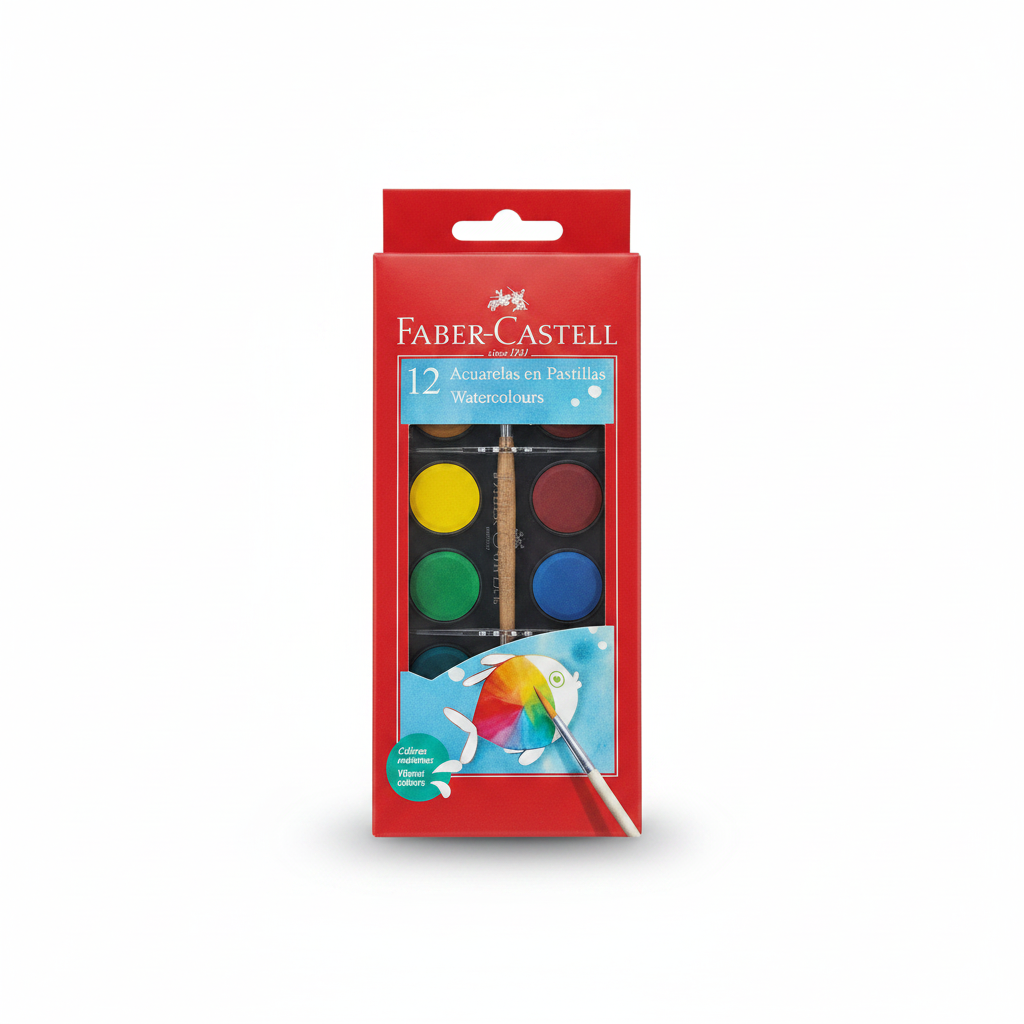 ACUARELAS X 12 FABER CASTELL