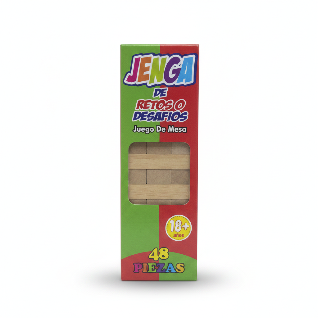 JENGA RETOS O DESAFÍOS MADERA