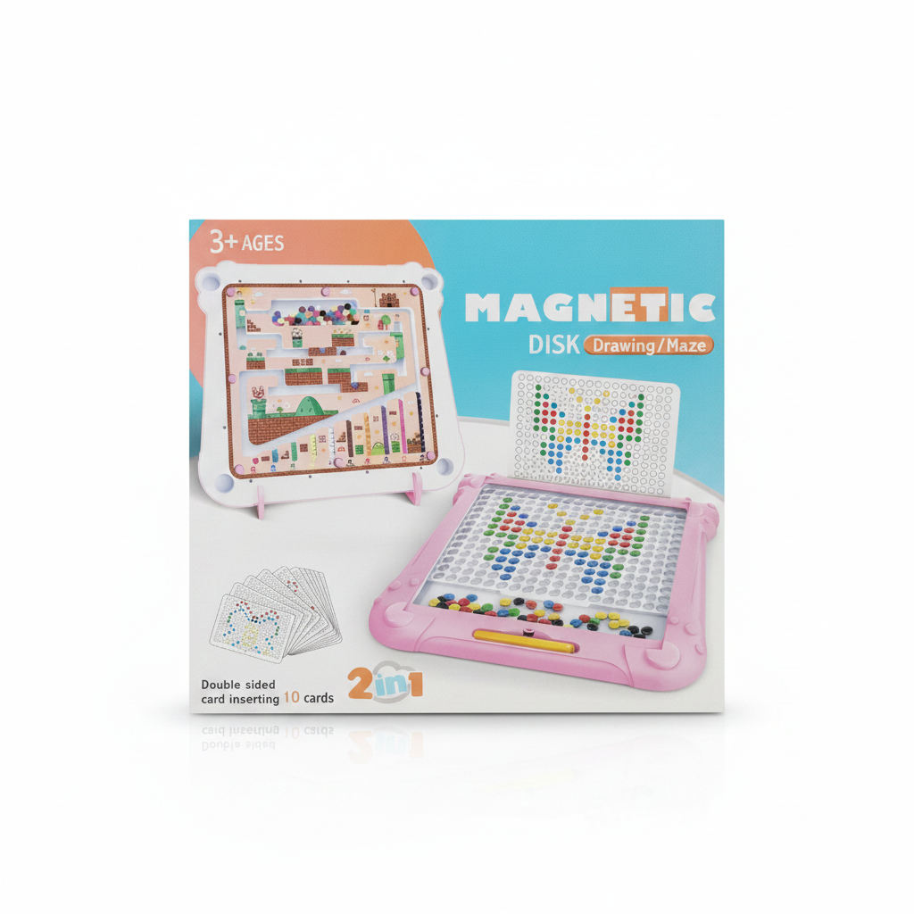 MAGNETIC DISK DRAWING MAZE