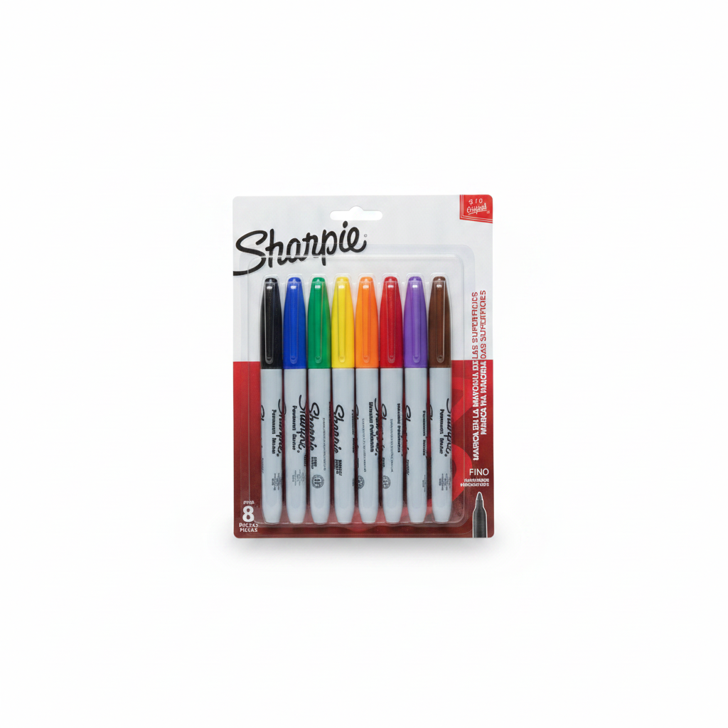 PLUMONES PERMANENTES X 8 SHARPIE