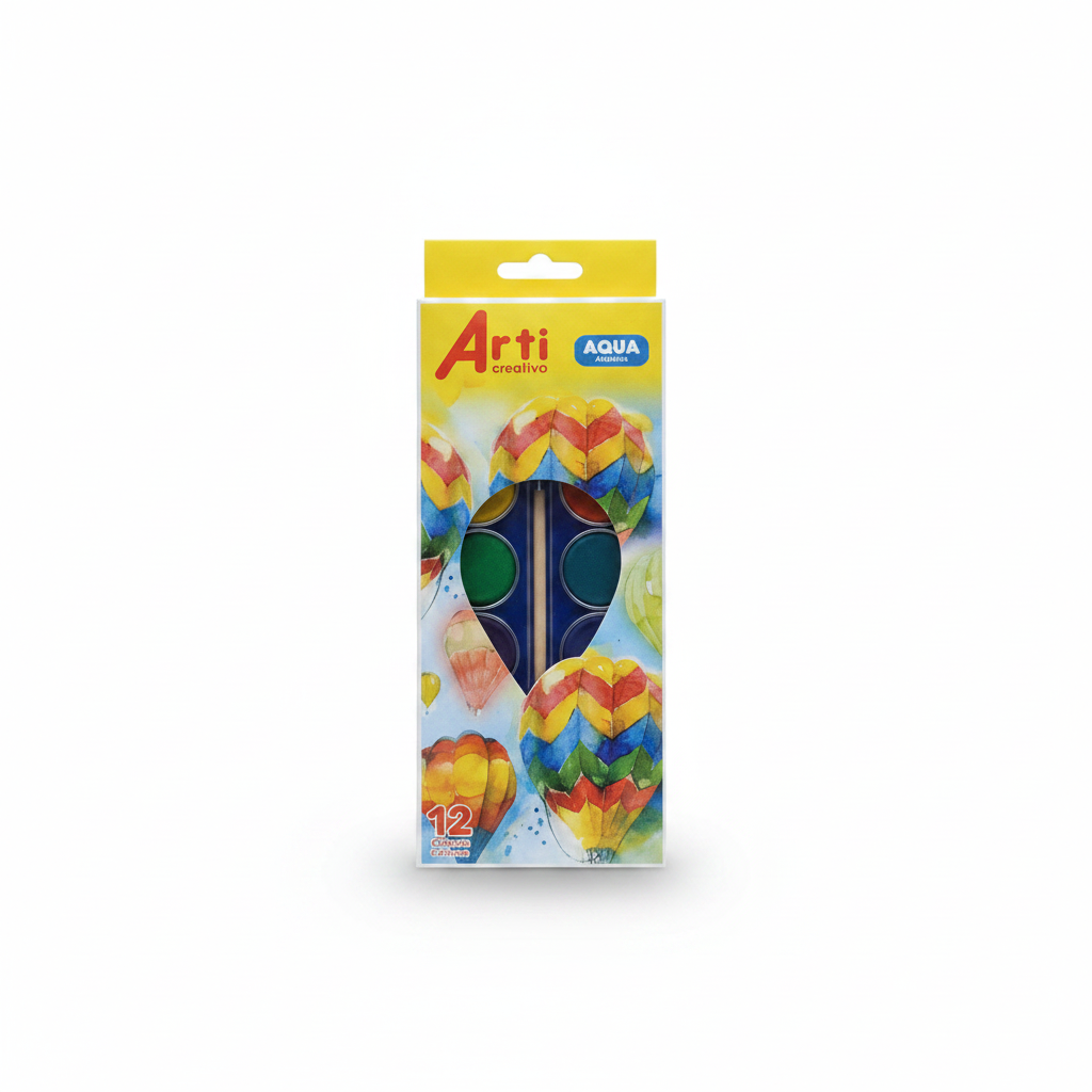 AQUA ACUARELAS X 12 ARTI