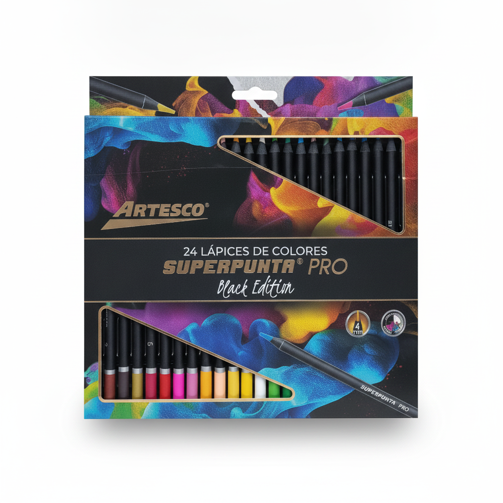 COLORES SUPERPUNTA PRO X 24 ARTESCO