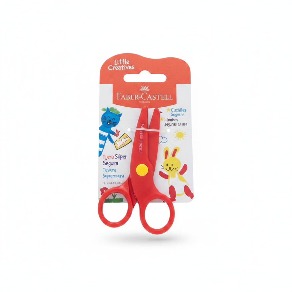 TIJERA SUPER SEGURA FABER CASTELL