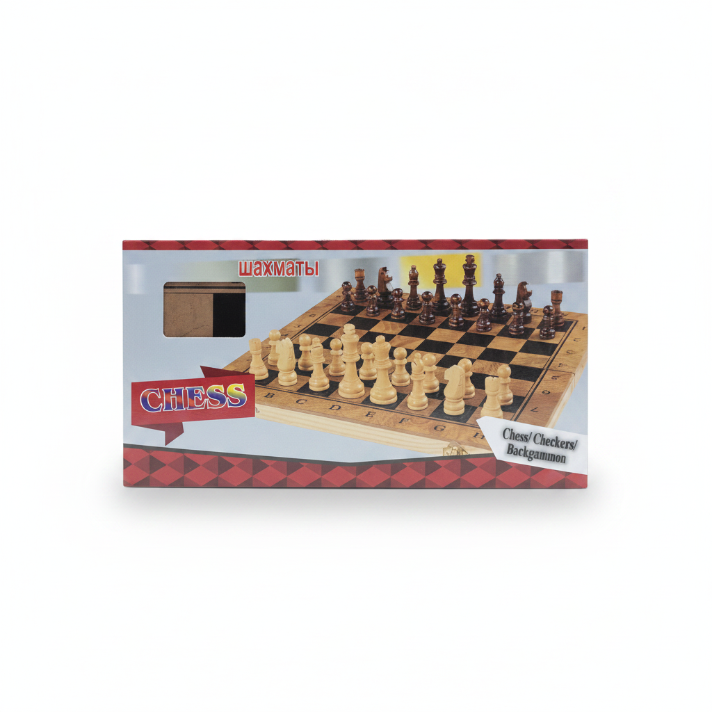 WAXMATBL AJEDREZ CAJA ROJA 30CM