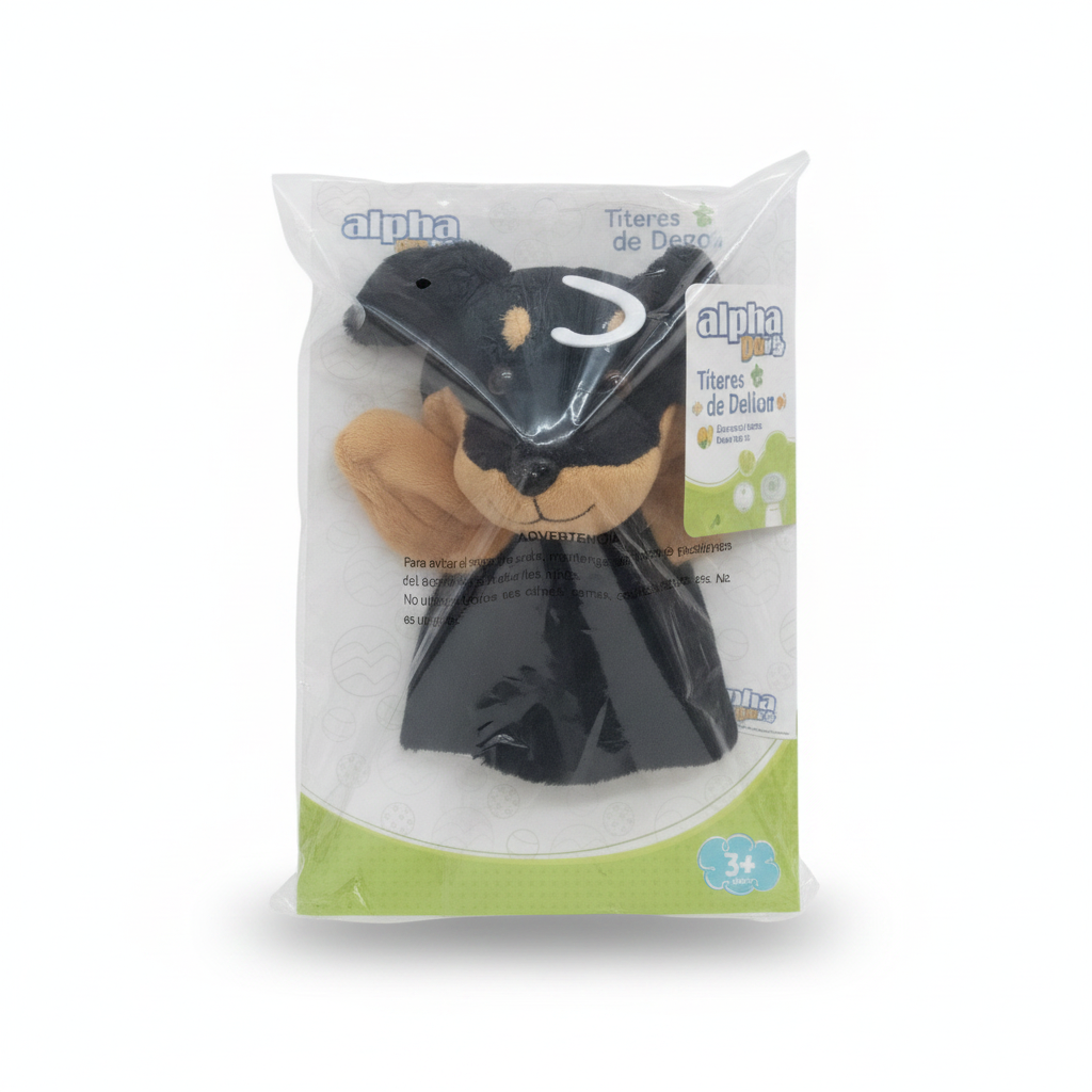 TITERE DE PELUCHE PERRO ALPHA