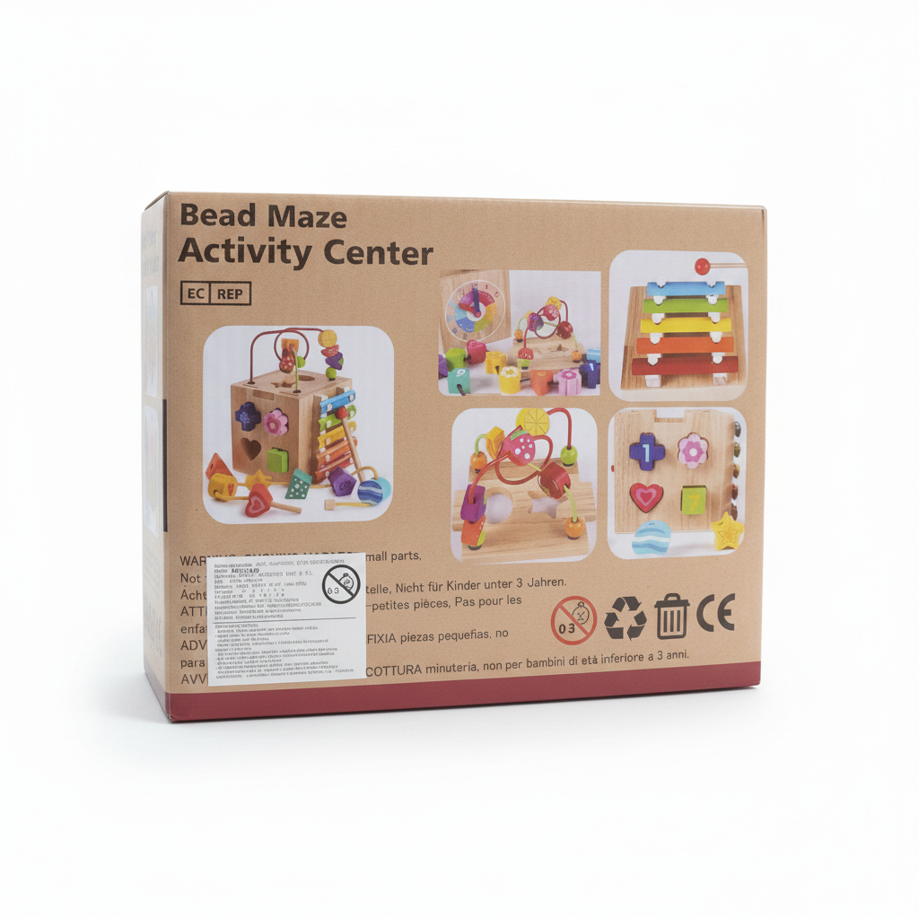 BEAD MAZE ACTIVITY CUBO XILOFONO