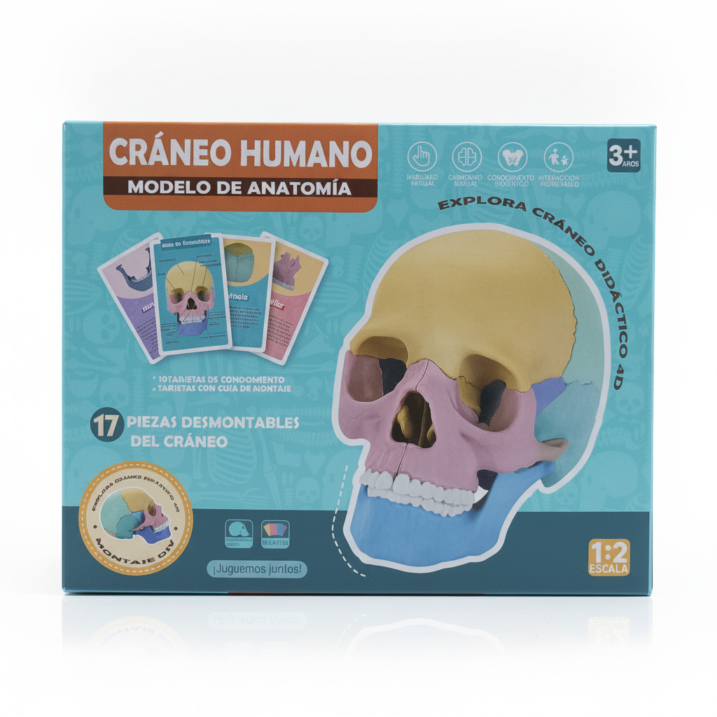 HUMAN SKULL ROMPECABEZA CRANEO
