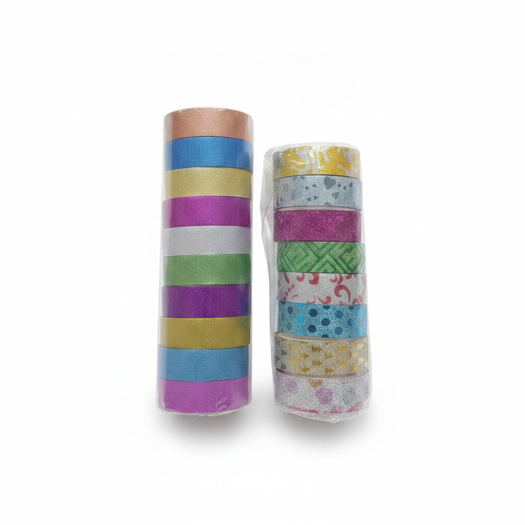 CINTA ADHESIVA DECORATIVA CONO X 10
