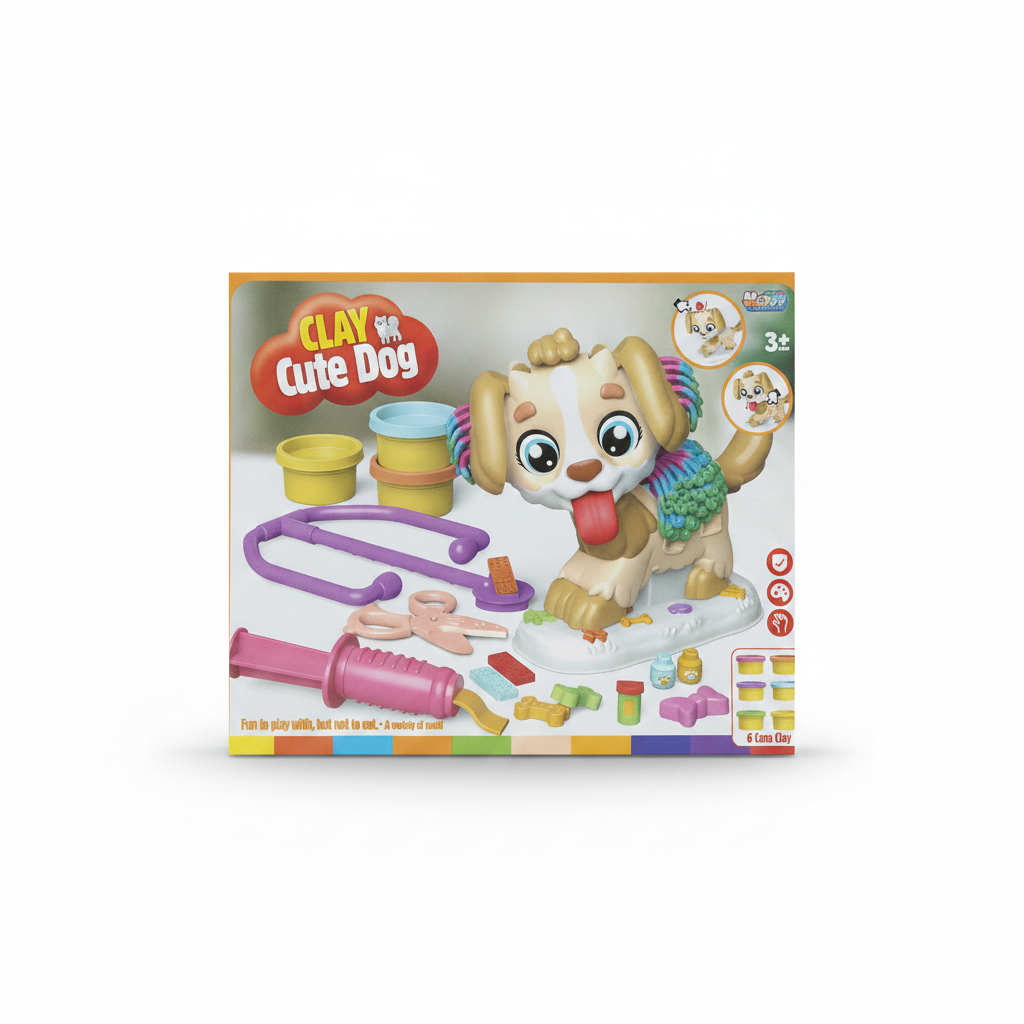 CLAY CUTE DOG PLASTILINA