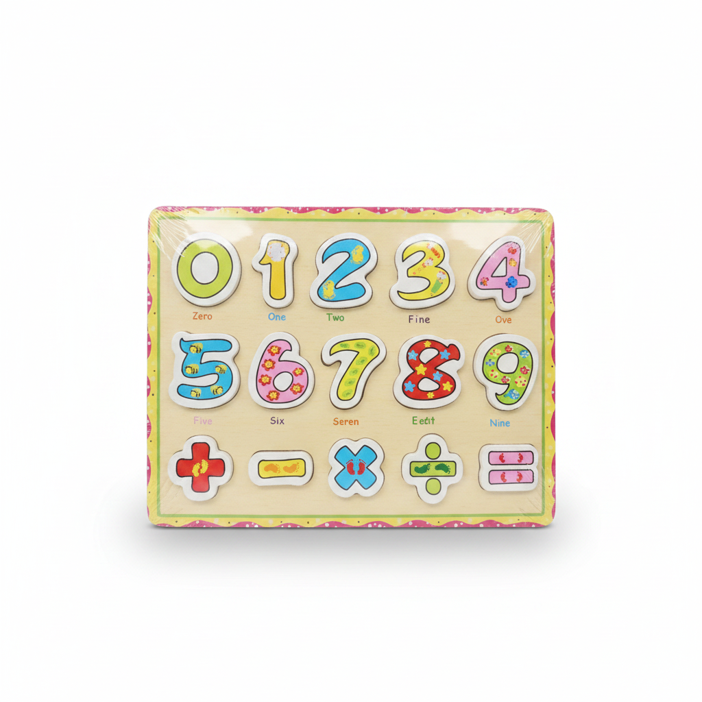 ROMPECABEZA ALTO RELIEVE NUMEROS