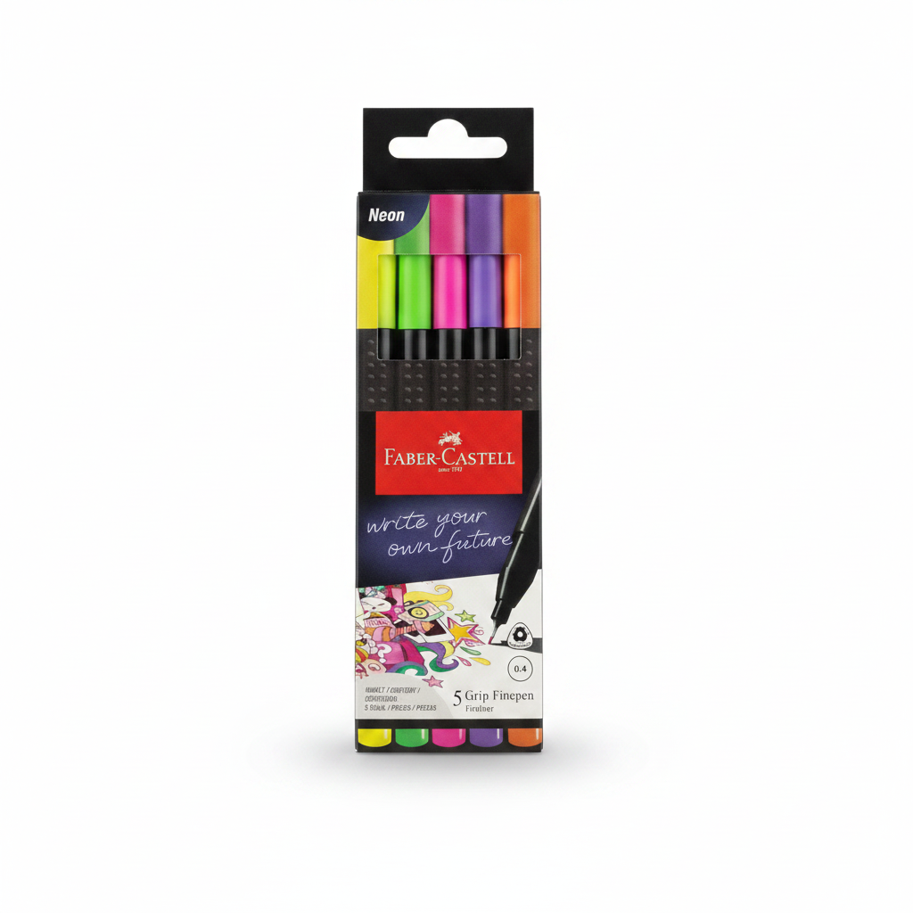 FINEPEN GRIP ROTULADOR GRIP X 5 FABER CASTELL