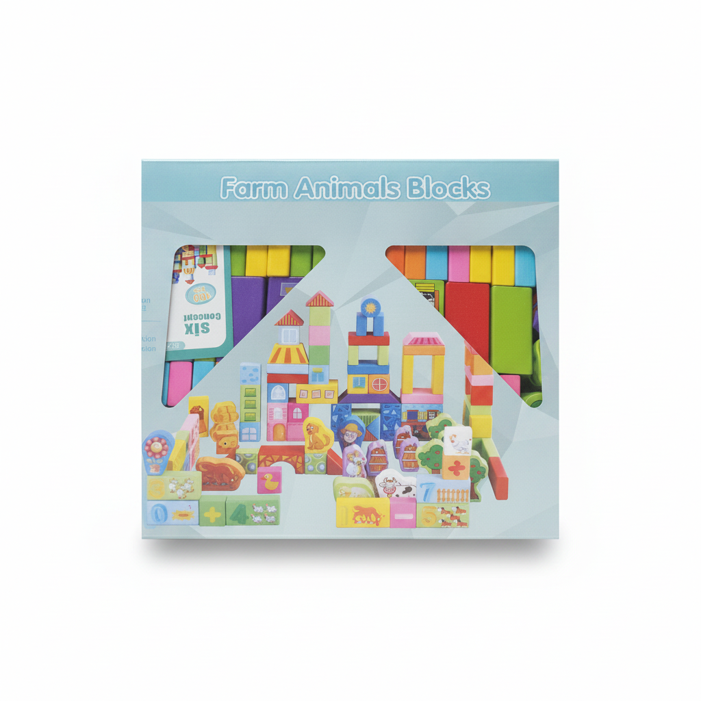 FARM ANIMALS BLOCKS