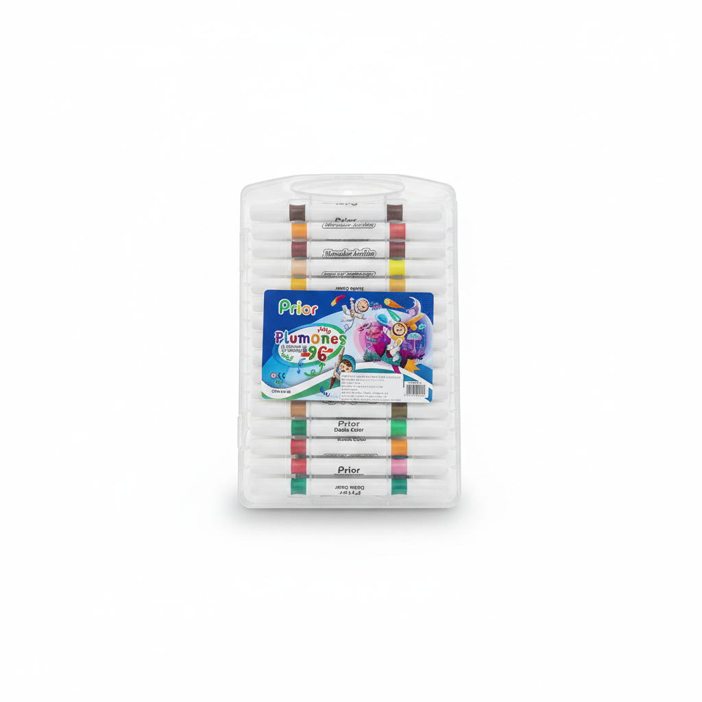 PLUMONES PRIOR PUNTA PINCEL X 48 (96)