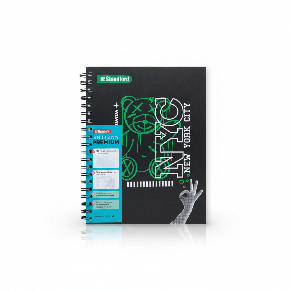 CUADERNO ANILLADO A4 STANDFORD