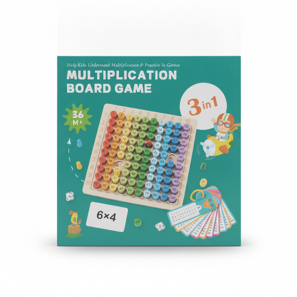 MULTIPLICATION BOARD GAME