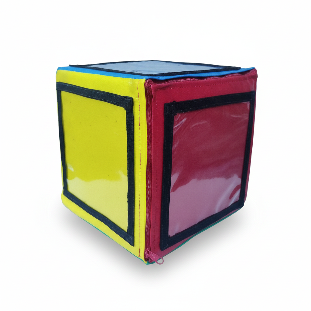 DADO CUBO DE PLASTICO COSIDO GRANDE