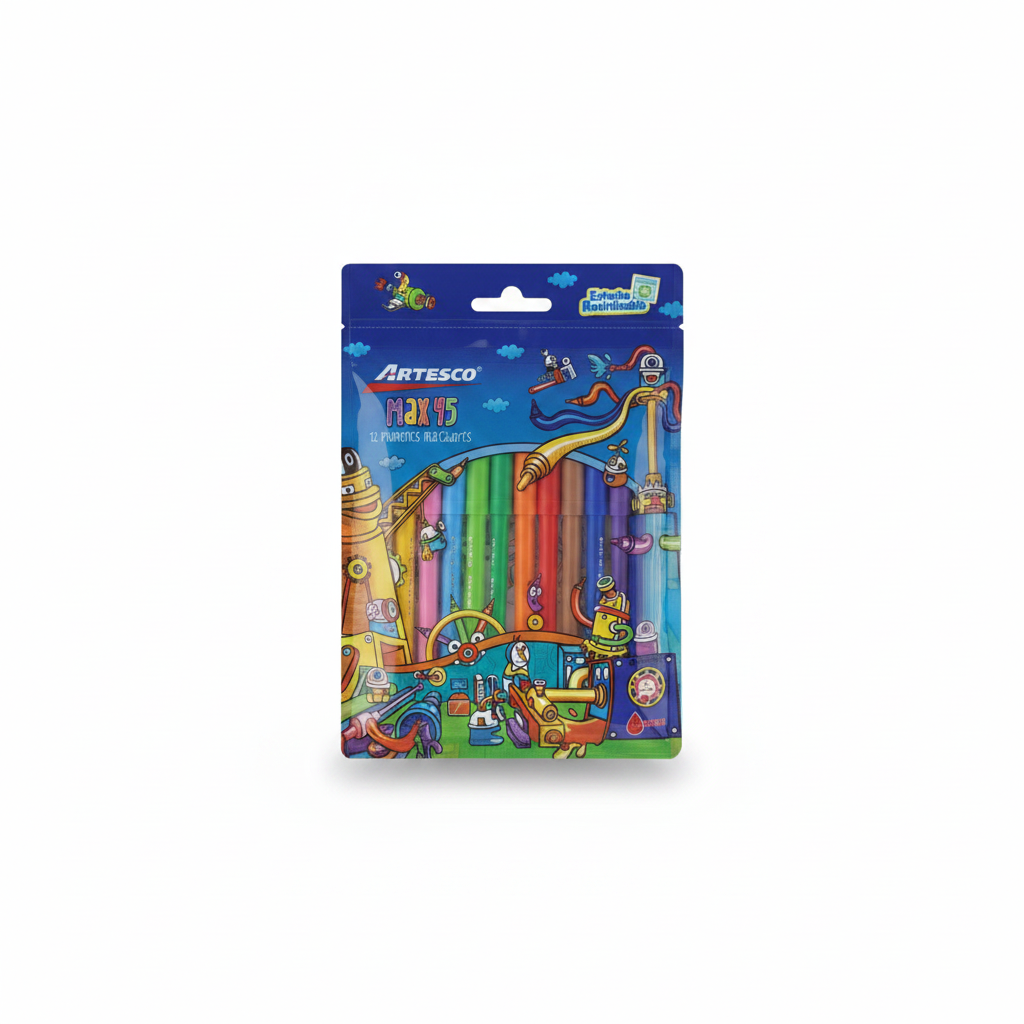 PLUMONES DELGADOS MAX 45 X 12 ARTESCO