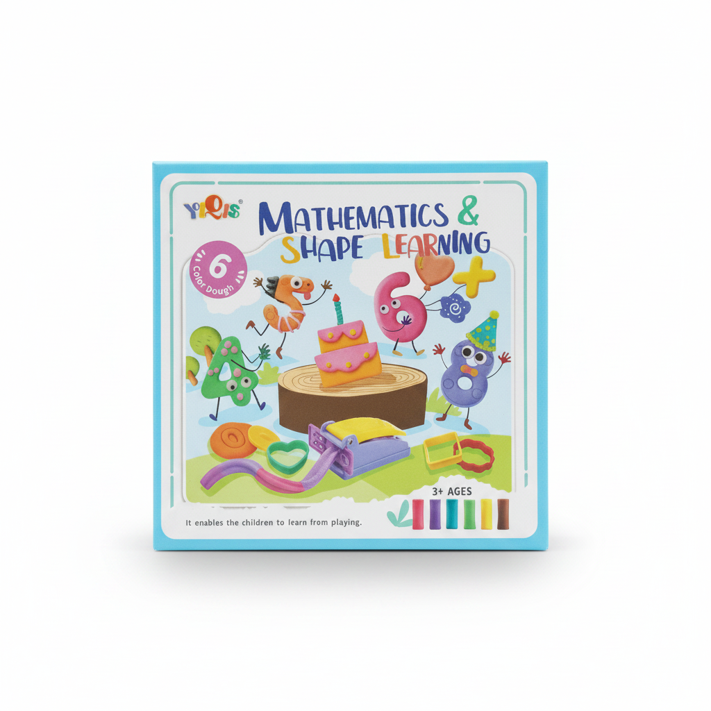 MATHEMATICS SHAPE LEARNING PLASTILINA NUMEROS