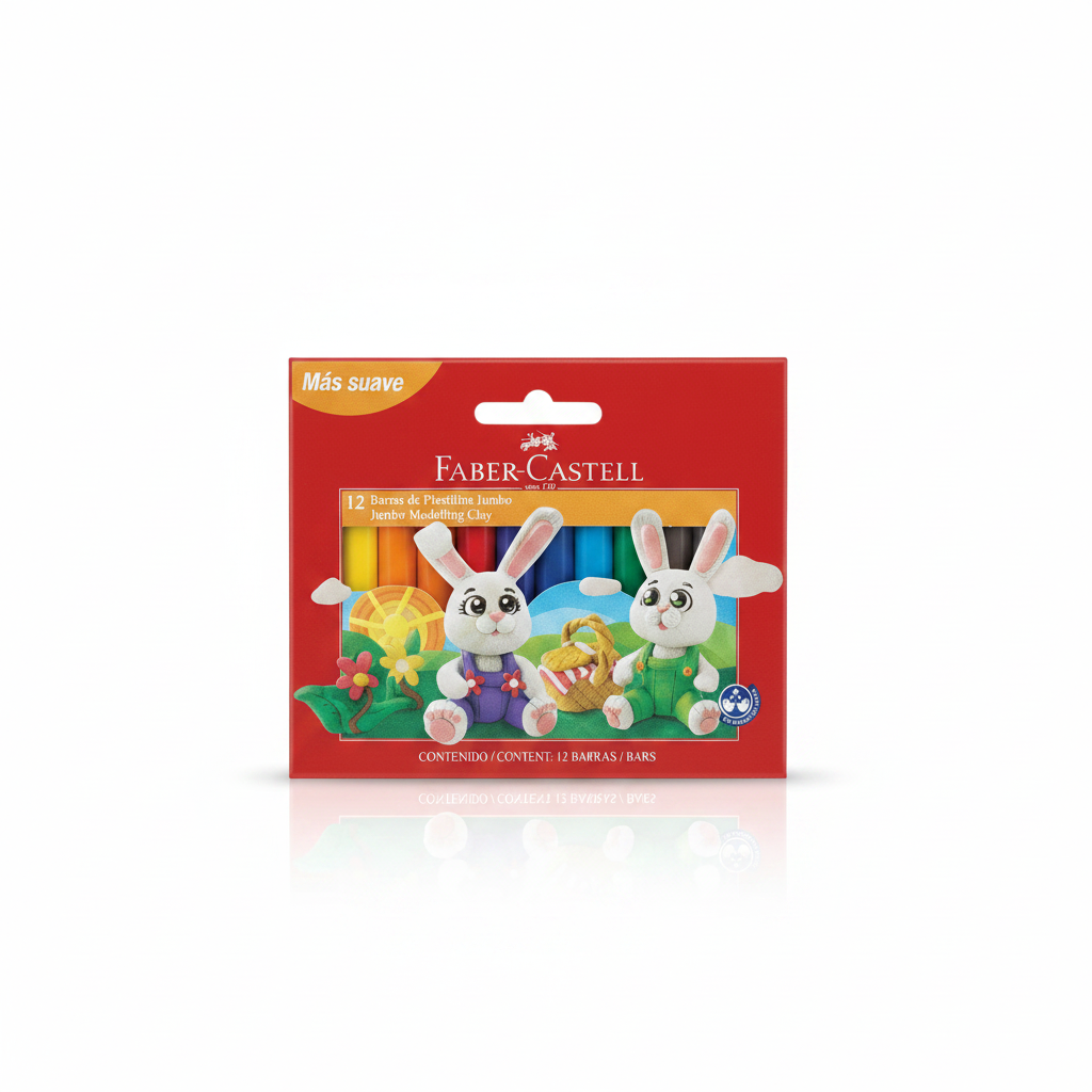 PLASTILINA JUMBO FABER CASTELL