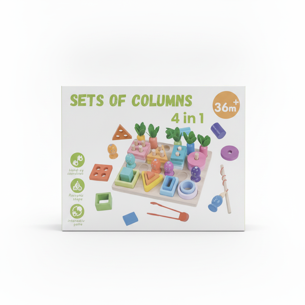 SETS OF COLUMNS PESCA ZANAHORIAS