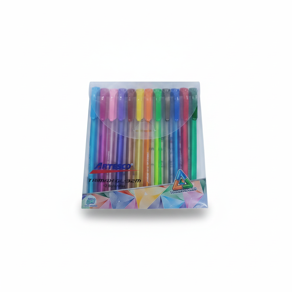 LAPICEROS TRIMAX GLOBO 32M X 12 ARTESCO