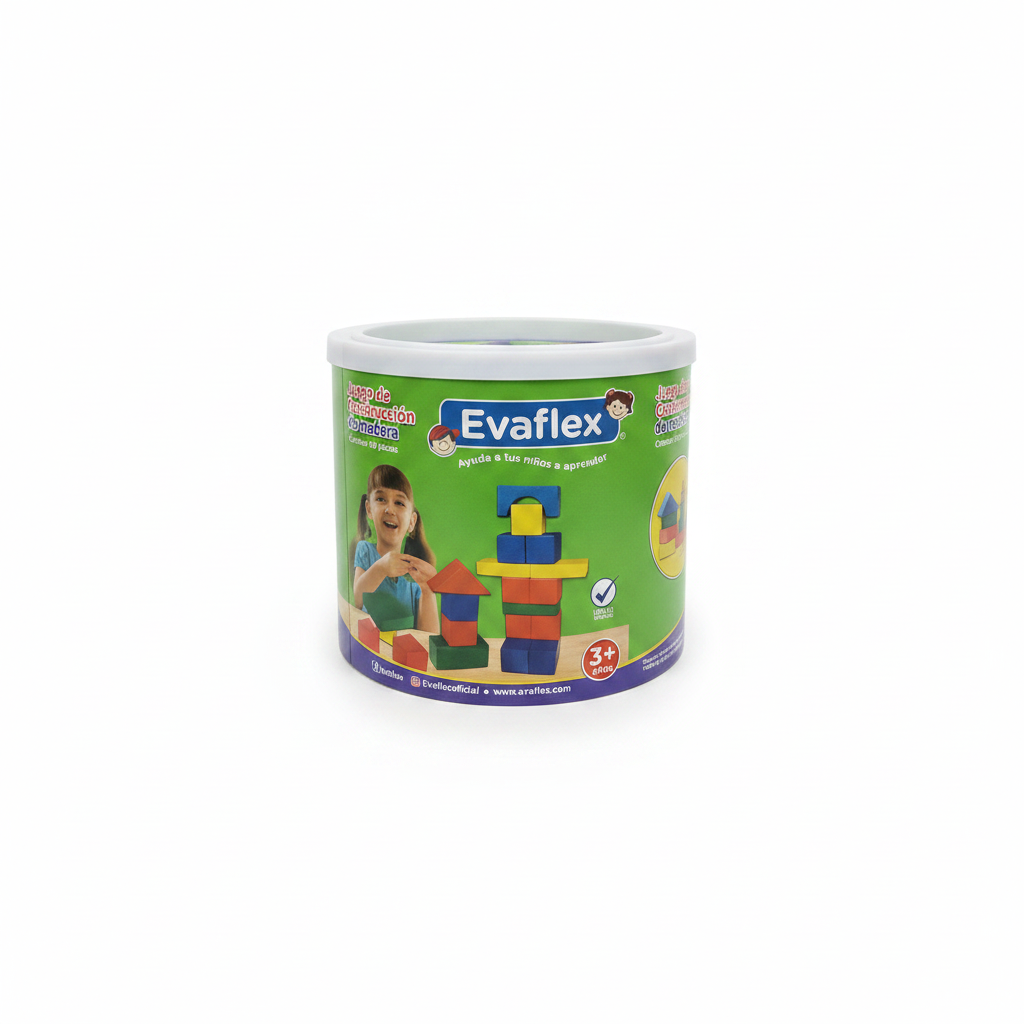 JUEGO DE CONSTRUCCION MADERA EVAFLEX