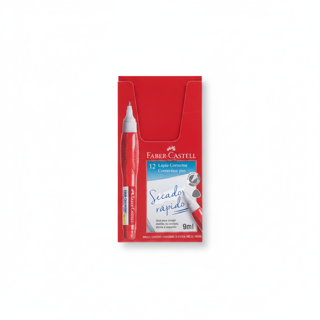 CORRECTOR LIQUIDO X 12 FABER CASTELL