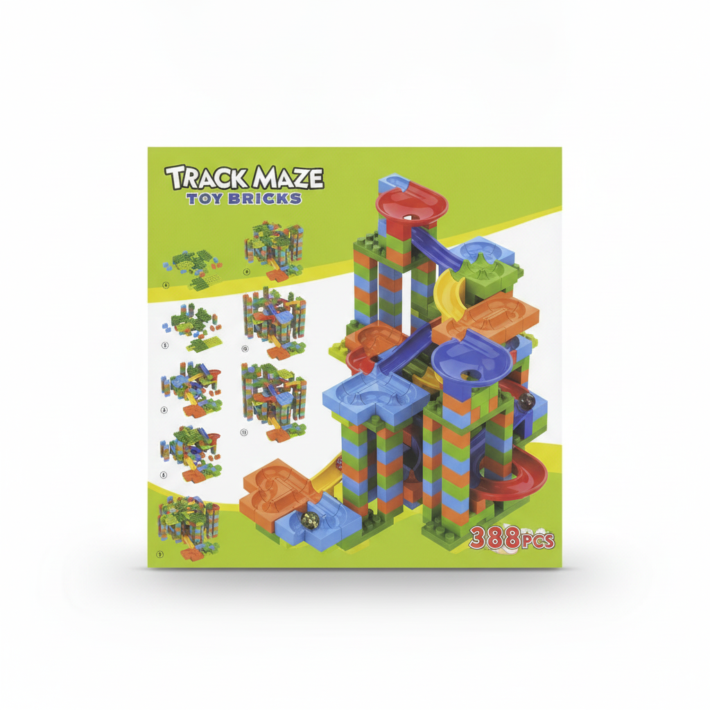 TRACK MAZE 388PCS PISTA CANICAS