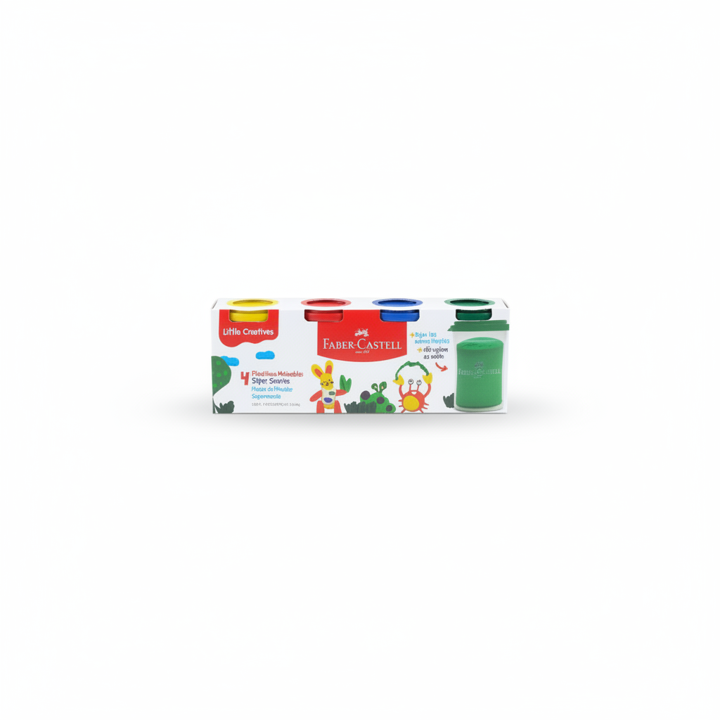 PLASTILINA MASITA MOLDEABLE X 4 FABER CASTELL