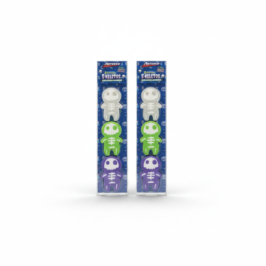 BORRADOR SKELETOS X 3 ARTESCO