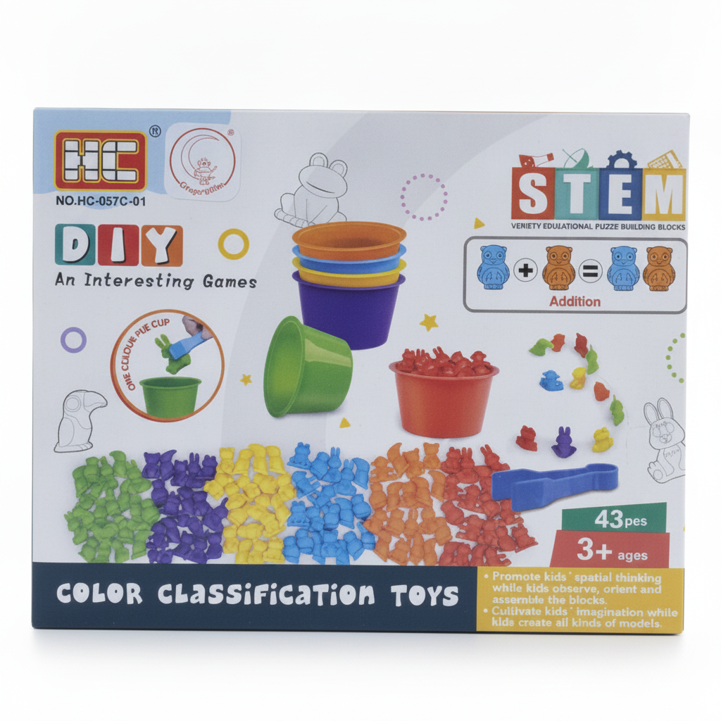 COLOR CLASSIFICATION TOYS VASOS DE CLASIFICACION