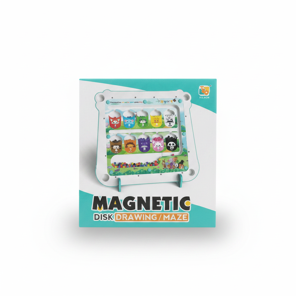 MAGNETIC DISK DRAWING MAZE