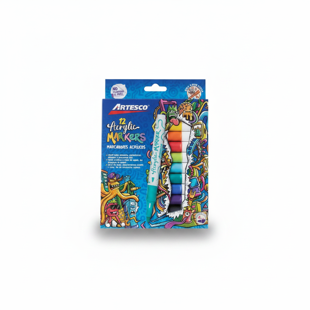 ACRYLIC MARKERS X 12 ARTESCO