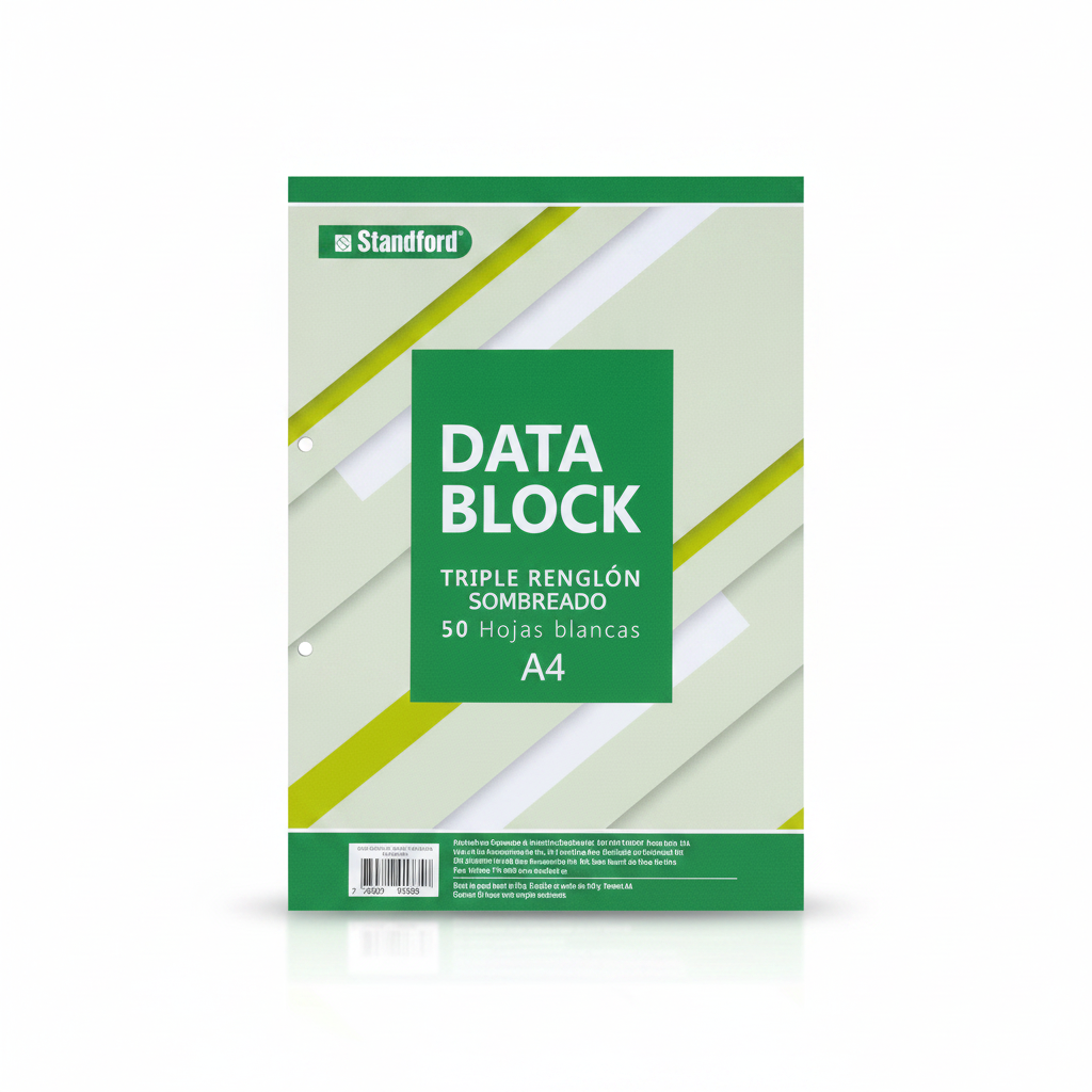 DATA BLOCK PERFORADO STANDFORD TRIPLE RENGLON