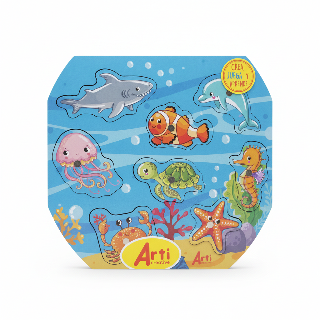 JUEGO ENCAJE PESCANDO X 8 ARTI