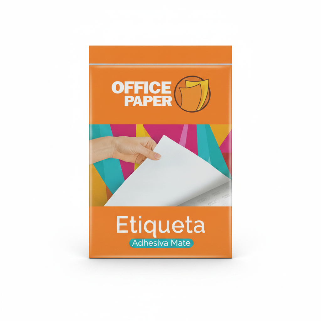 PAPEL AUTOADHESIVO MATE X 25