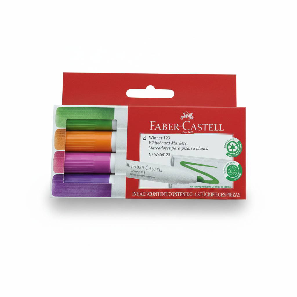 PLUMONES WINNER 123 X 4 FABER CASTELL