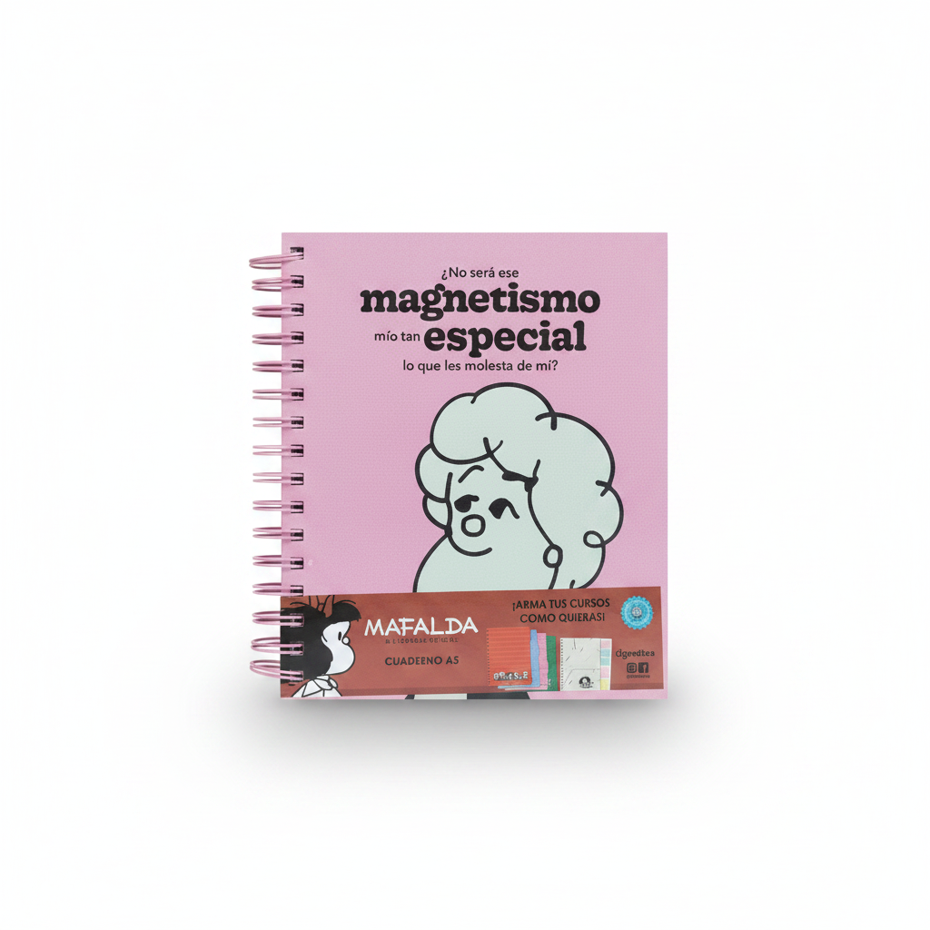 CUADERNO ANILLADO A5 MAFALDA